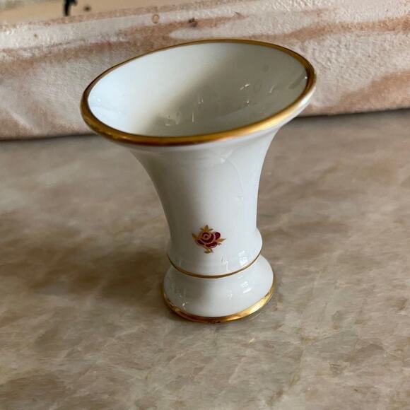 Limoges France mini porcelain vase or toothpick holder vintage - Picture 1 of 12